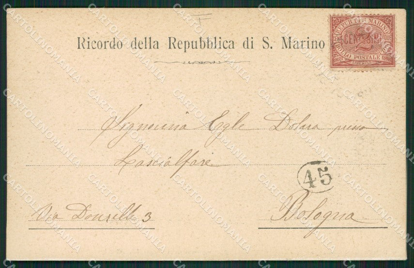 San Marino Alterocca 1051 PIEGHINA cartolina MQ5523 – retro