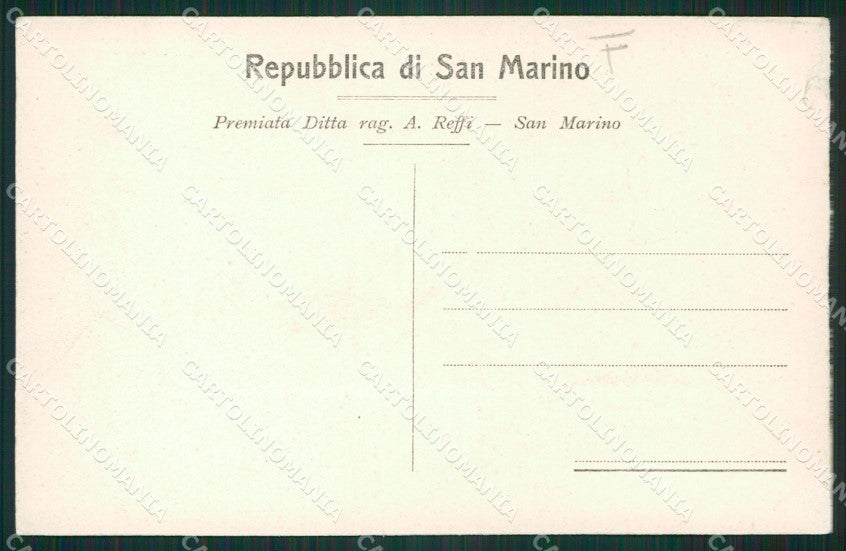 San Marino Collegio Governativo Belluzzi ABRASA cartolina MQ5533 – retro