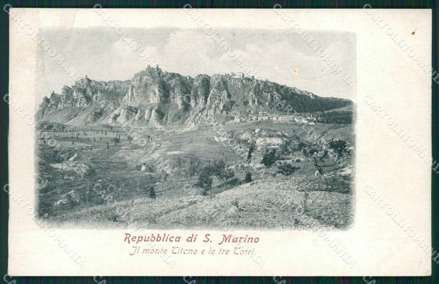 San Marino Monte Titano cartolina MQ5537 – fronte