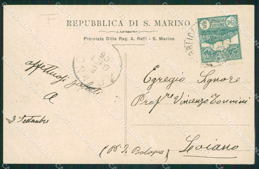 San Marino Monte Titano cartolina MQ5537 – retro