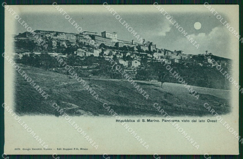 San Marino Chiaro di Luna cartolina MQ5549 – fronte