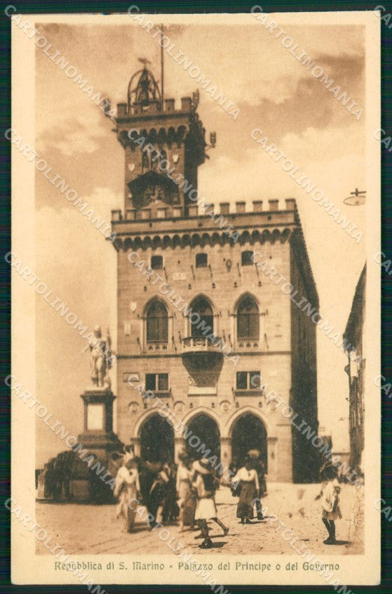 San Marino Palazzo del Principe Palazzo Governo cartolina MQ5553 – fronte