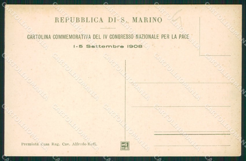San Marino cartolina MQ5554 – retro