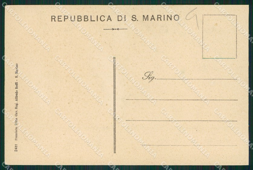 San Marino Costumi Capitani Reggenti cartolina MQ5555 – retro