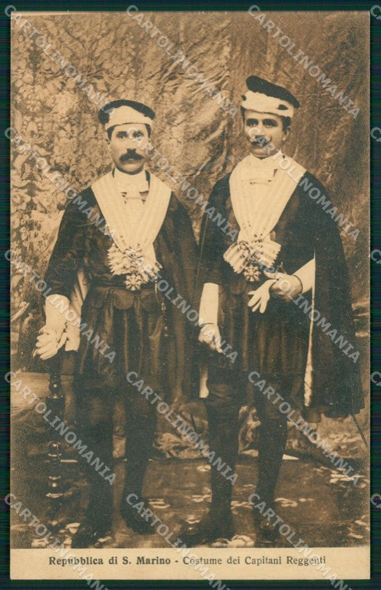 San Marino Costumi Capitani Reggenti cartolina MQ5559 – fronte