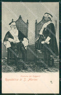 San Marino Costumi Capitani Reggenti PIEGA cartolina MQ5562 – fronte