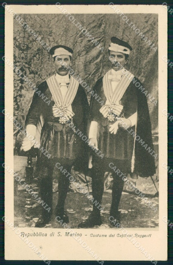 San Marino Costumi Capitani Reggenti cartolina MQ5563 – fronte