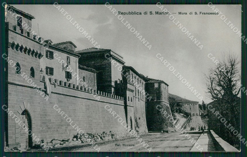 San Marino Mura San Francesco cartolina MQ5565 – fronte