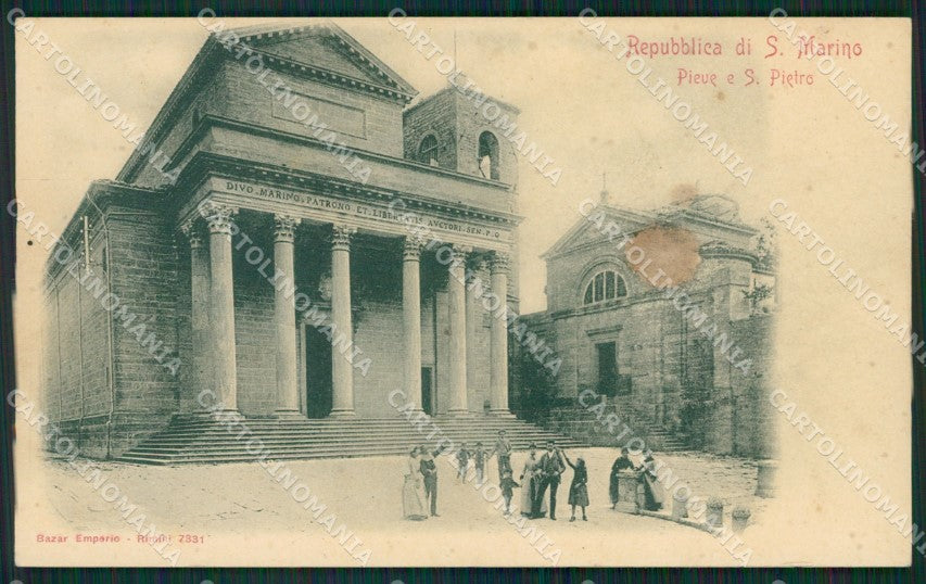 San Marino ABRASA cartolina MQ5567 – fronte