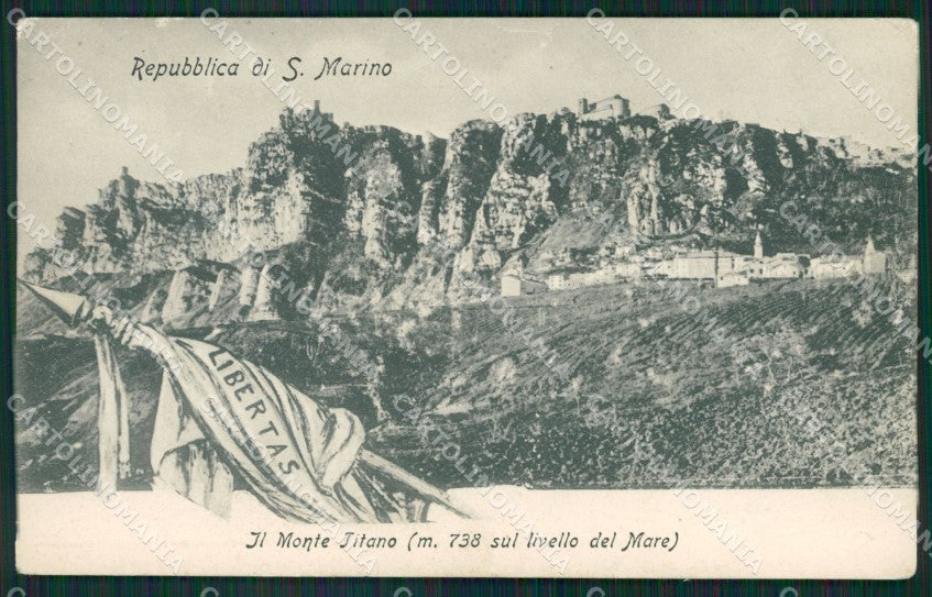 San Marino Monte Titano cartolina MQ5568 – fronte