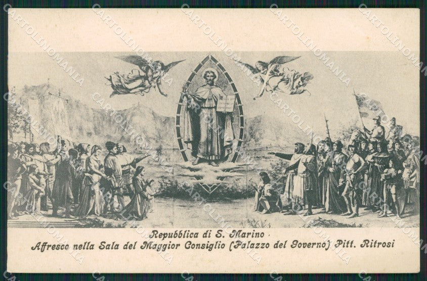 San Marino Palazzo del Governo cartolina MQ5569 – fronte