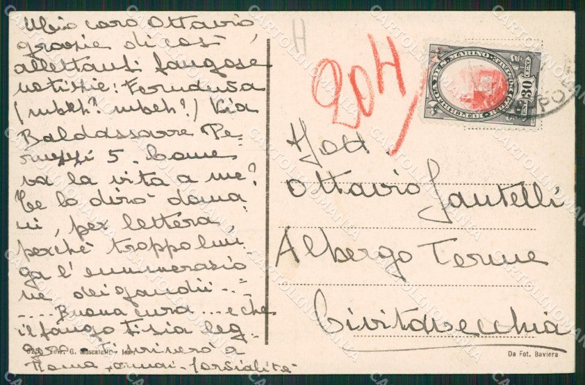 San Marino Palazzo del Governo cartolina MQ5569 – retro