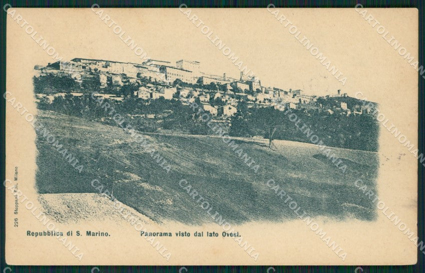 San Marino cartolina MQ5576 – fronte