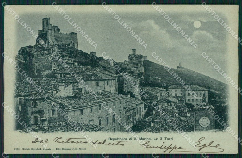 San Marino Chiaro di Luna cartolina MQ5578 – fronte