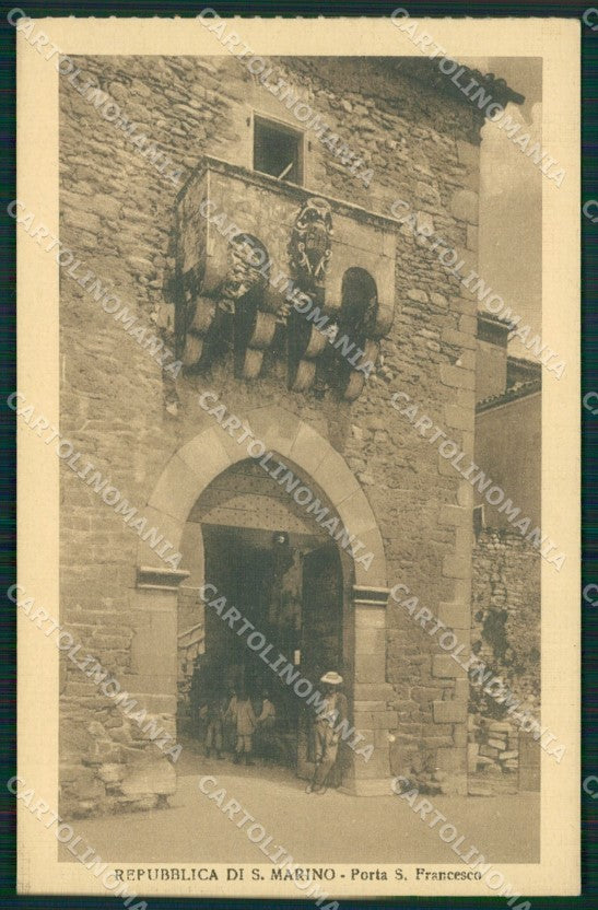 San Marino Porta San Francesco cartolina MQ5579 – fronte