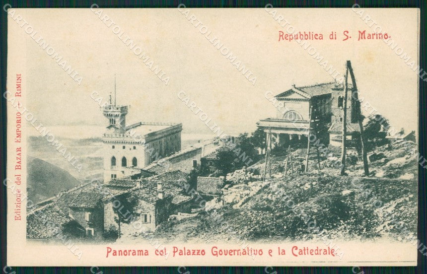 San Marino Palazzo Governativo Cattedrale cartolina MQ5581 – fronte