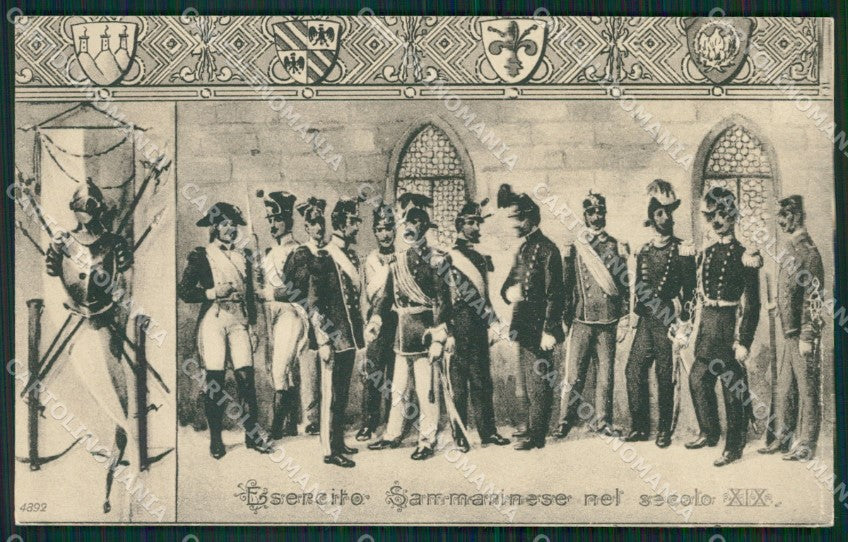 San Marino Esercito Sanmarinese cartolina MQ5584 – fronte