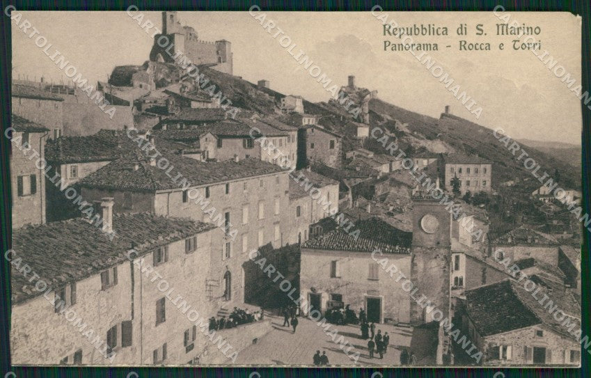 San Marino ABRASA cartolina MQ5585 – fronte