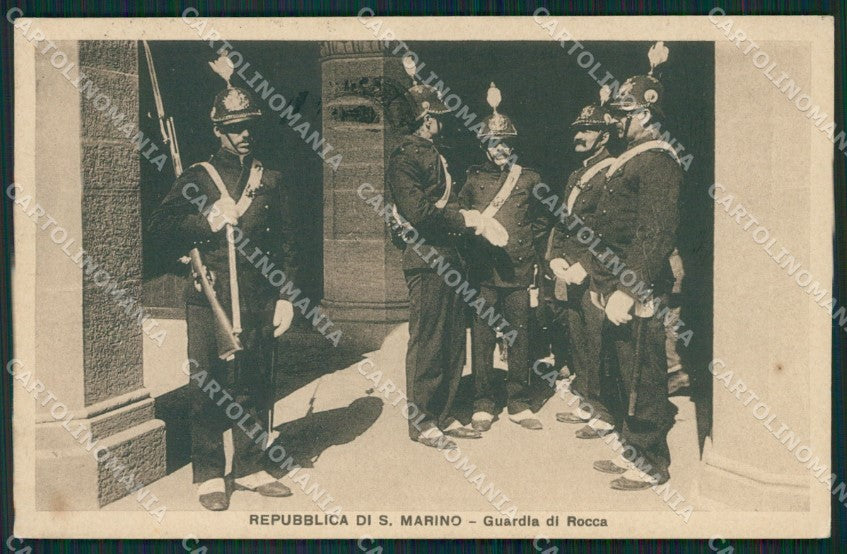 San Marino Guardia di Rocca cartolina MQ5586 – fronte
