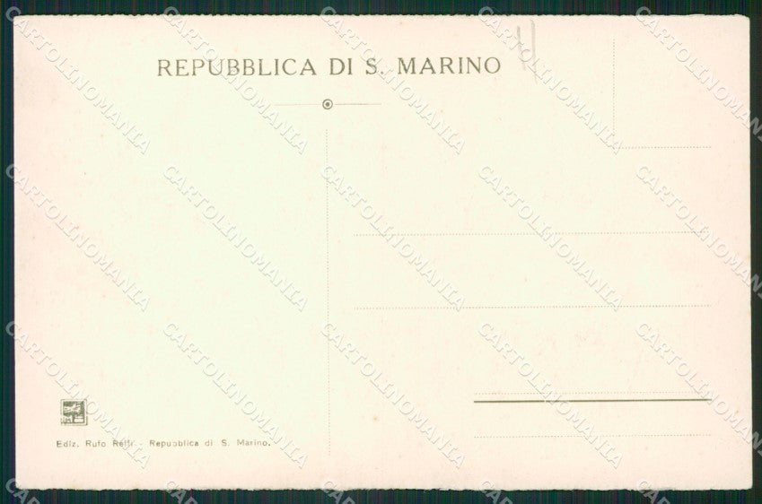 San Marino Palazzo Pubblico cartolina MQ5592 – retro
