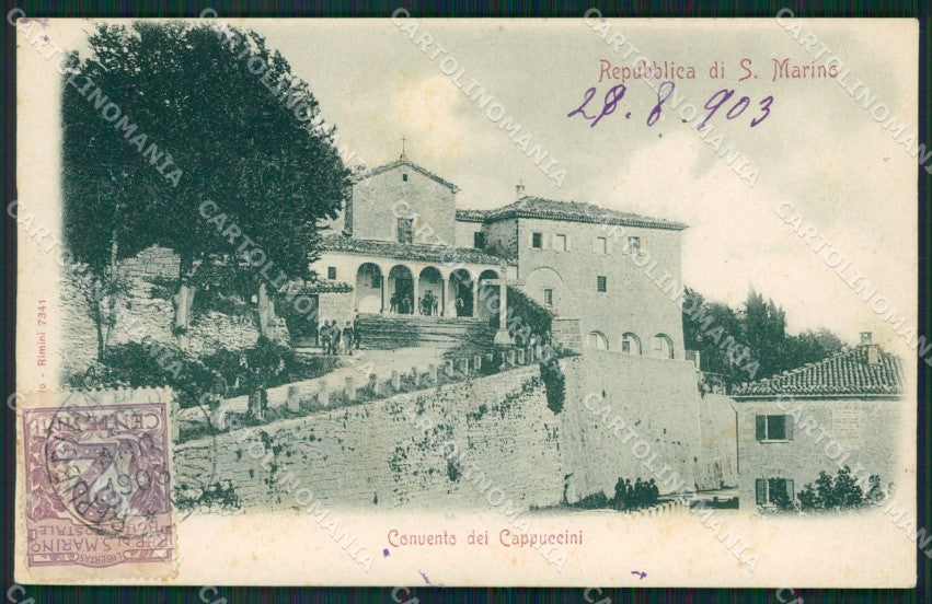 San Marino Convento Cappuccini cartolina MQ5594 – fronte