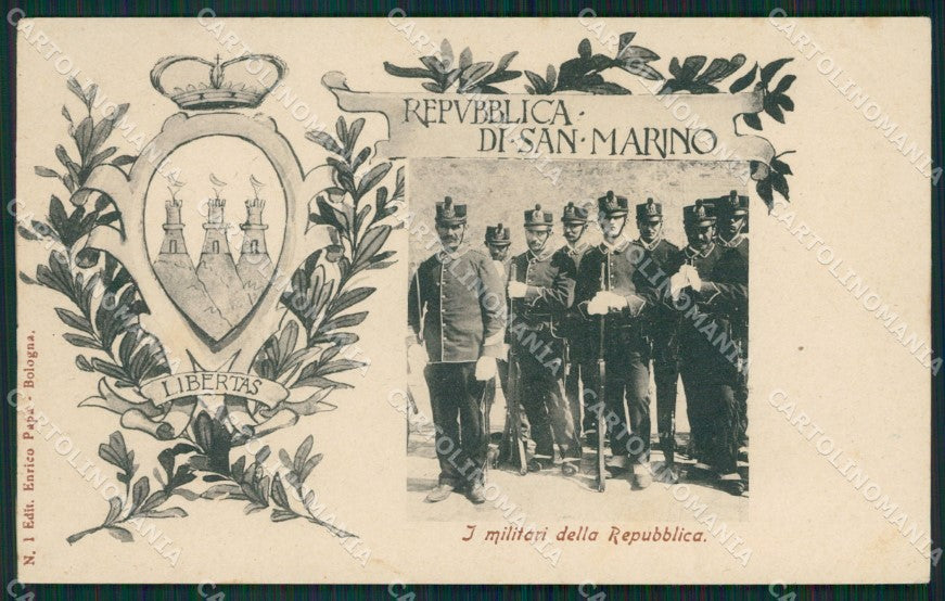 San Marino Militari della Repubblica cartolina MQ5615 – fronte