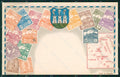 San Marino Mappa Filatelia PIEGA cartolina MQ5619 – fronte