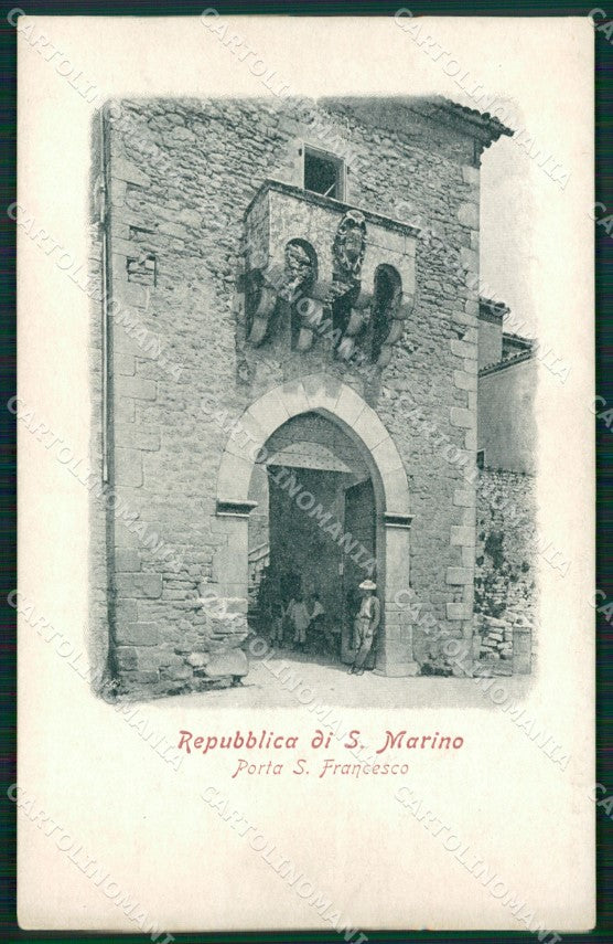 San Marino Alterocca ? Porta San Francesco cartolina MQ5620 – fronte