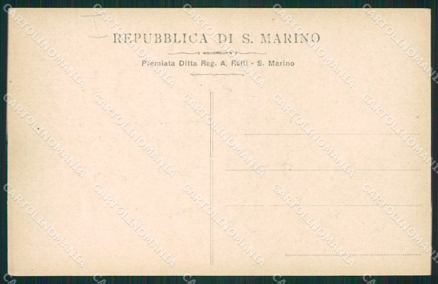 San Marino Alterocca ? Porta San Francesco cartolina MQ5620 – retro