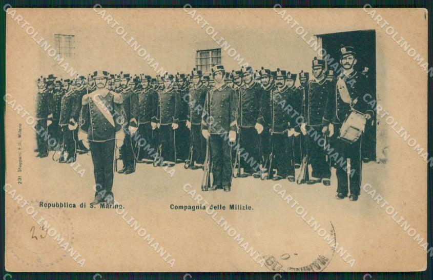 San Marino Compagnia delle Milizie cartolina MQ5624 – fronte