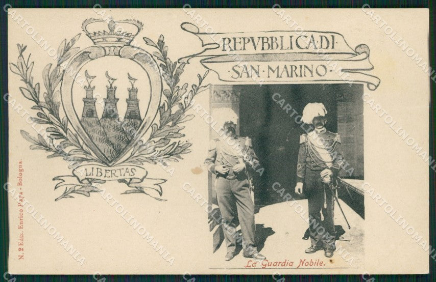 San Marino Guardia Nobile cartolina MQ5628 – fronte