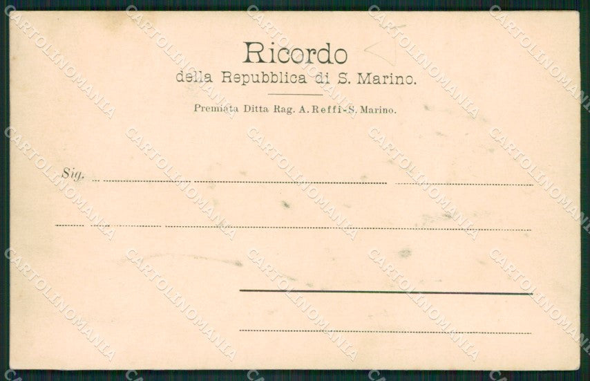 San Marino RILIEVO cartolina MQ5630 – retro