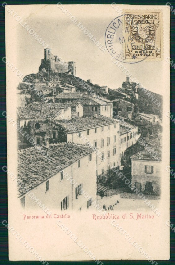 San Marino RILIEVO SCOLLATA cartolina MQ5636 – fronte