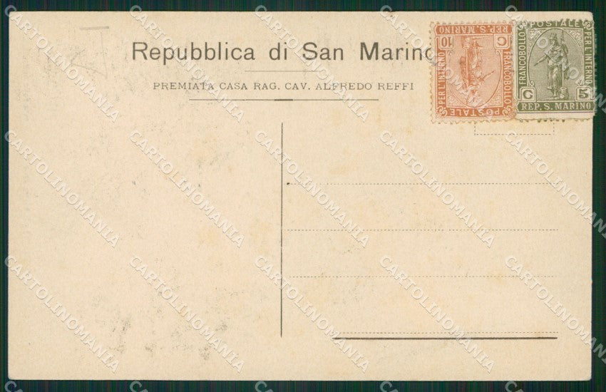 San Marino Reggenza e Corteo cartolina MQ5637 – retro