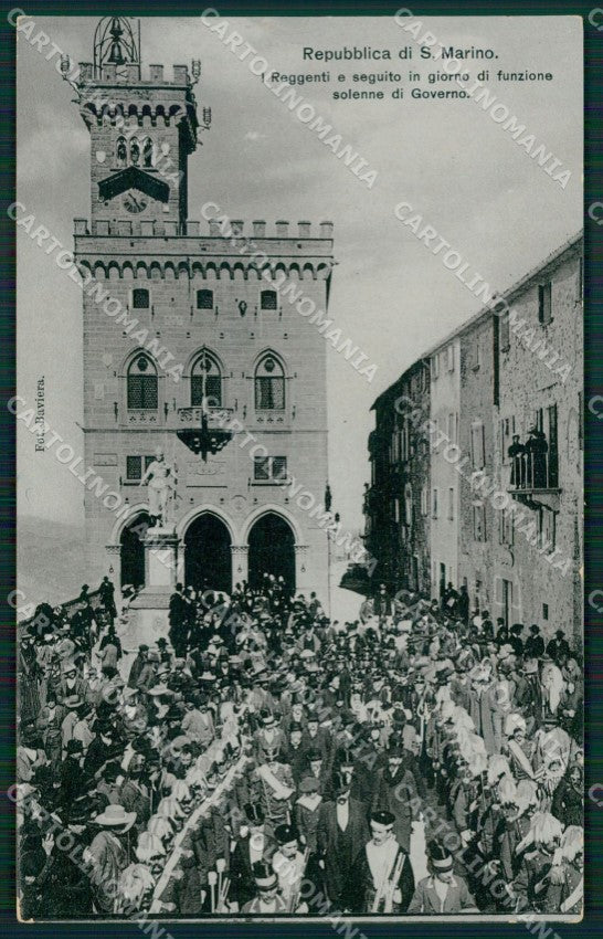 San Marino Reggenti e Corteo Foto cartolina MQ5659 – fronte