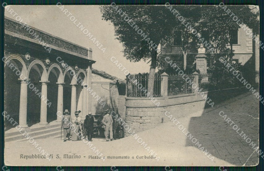 San Marino Garibaldi PIEGA cartolina MQ5661 – fronte