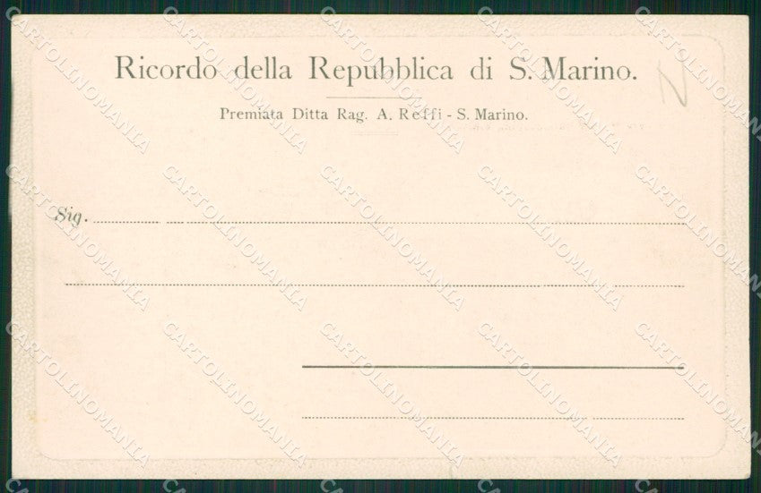 San Marino Mercato cartolina MQ5668 – retro