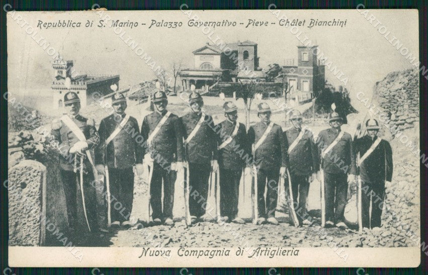 San Marino Palazzo Governativo Artiglieria cartolina MQ5670 – fronte