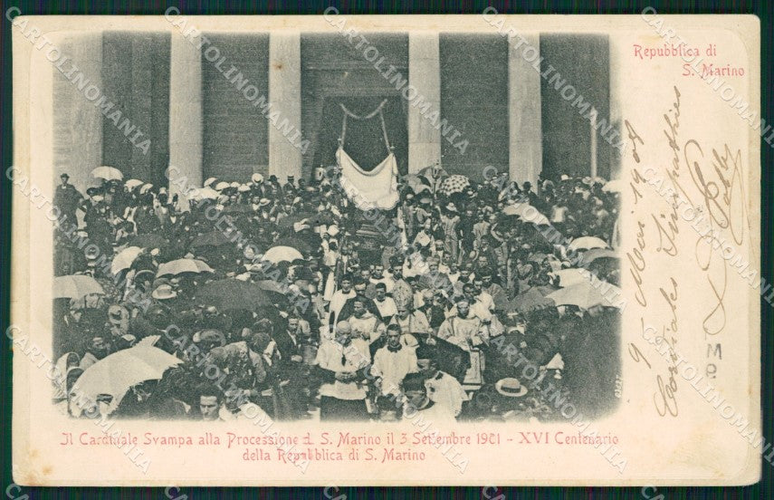 San Marino Procesione cartolina MQ5676 – fronte