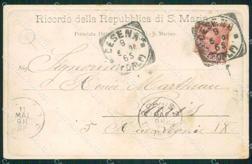 San Marino Procesione cartolina MQ5676 – retro
