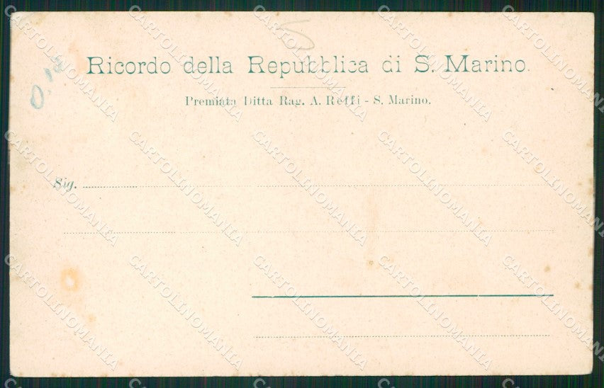San Marino Inaugurazione Monumento Borghesi cartolina MQ5677 – retro