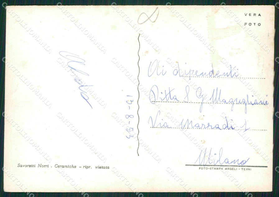 San Marino COLLA Foto FG cartolina MQ5680 – retro