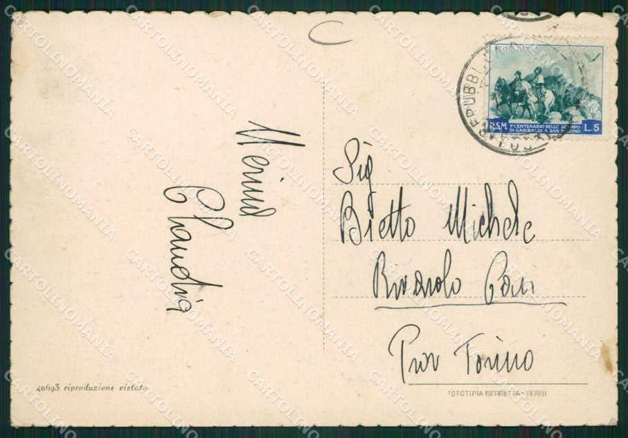 San Marino Palazzo del Governo FG cartolina MQ5685 – retro