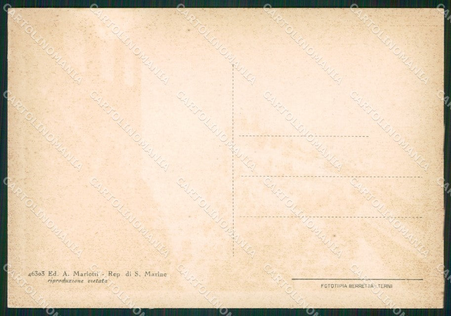 San Marino Palazzo Governativo FG cartolina MQ5690 – retro