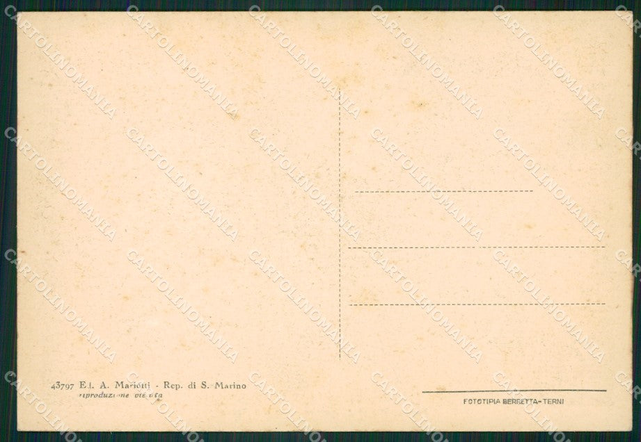 San Marino FG cartolina MQ5691 – retro