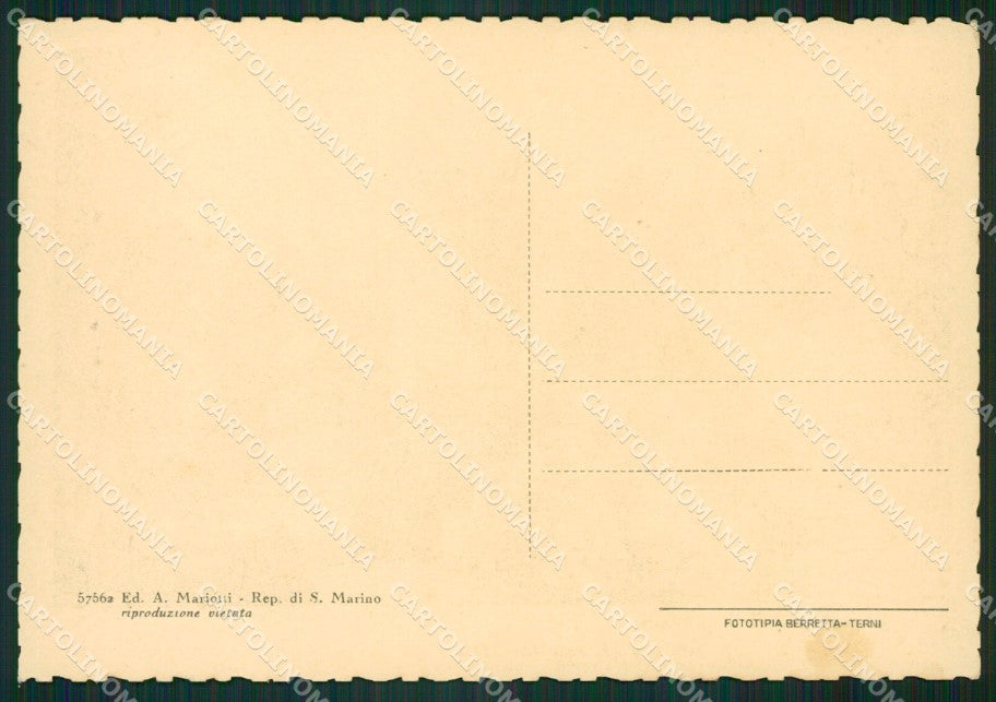 San Marino FG cartolina MQ5693 – retro
