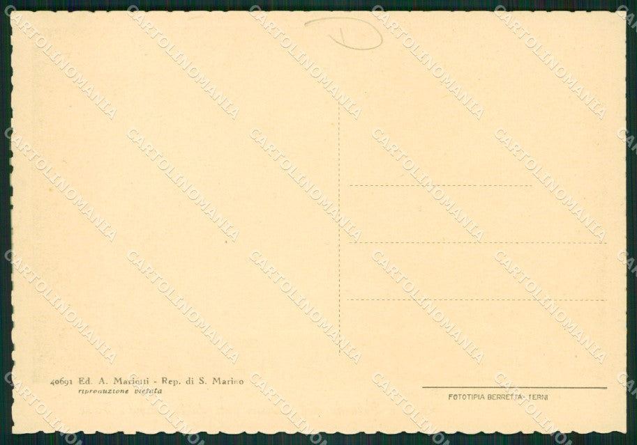 San Marino Palazzo del Governo FG cartolina MQ5697 – retro