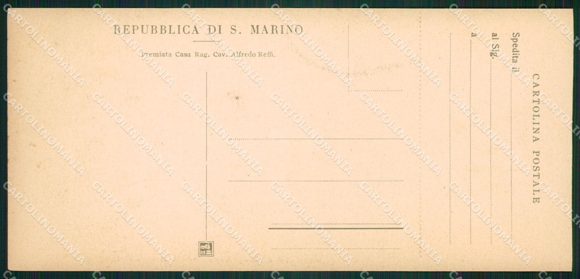 San Marino mini cartolina e cartolina MQ5703 – retro