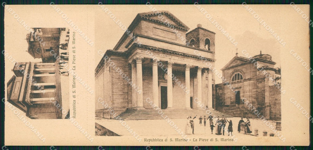 San Marino mini cartolina e cartolina MQ5704 – fronte