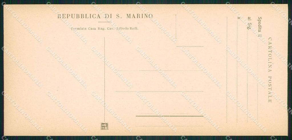 San Marino mini cartolina e cartolina MQ5706 – retro